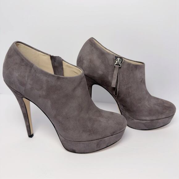 LA FENICE VENEZIA Suede Booties | Gray | 7 - Picture 1 of 7